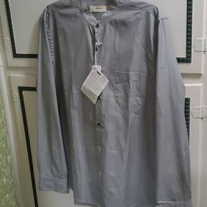 Men's Dress/Fashion Button Shirt Mandarin collar
